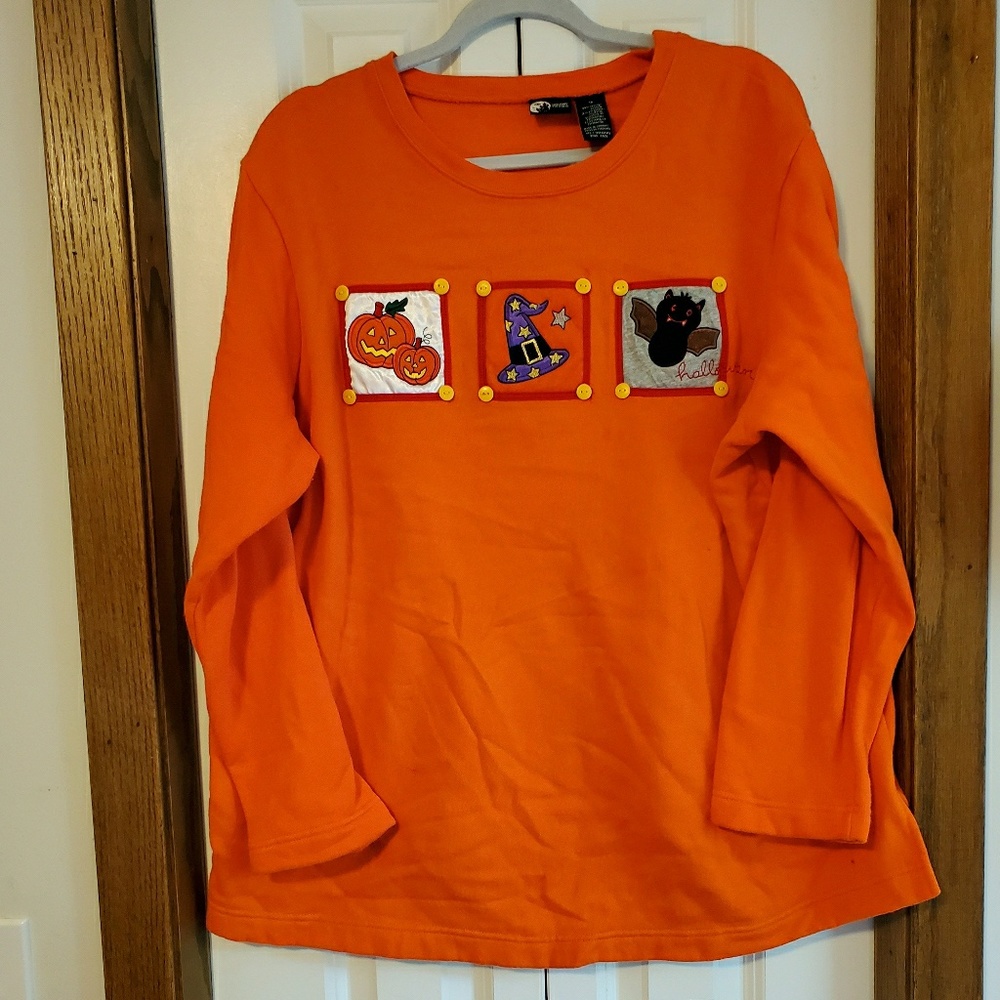 Vtg 90's Style Halloween Sweatshirt
